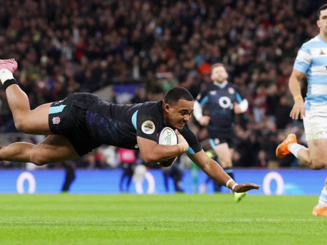 England edge Argentina 27-23 in thriller to extend winning streak to 11